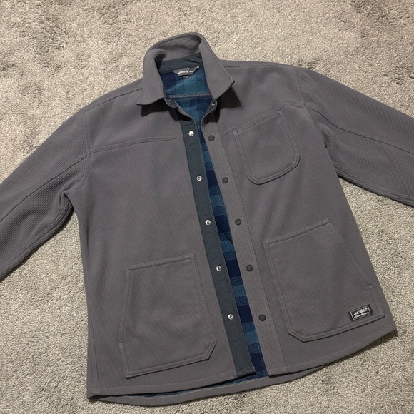 Eddie Bauer Other - Eddie Bauer Men's Gray Shirt Jacket